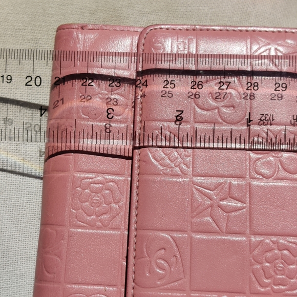 Chanel pink leather Bi-fold wallet - Picture 15 of 15